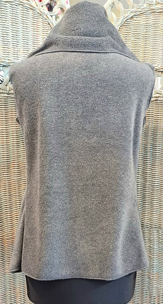 Cherish Luxury Fleece Sleeveless Wrap Gilet