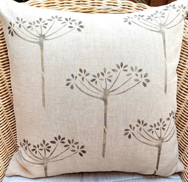 Winter Chervil Square Cushion