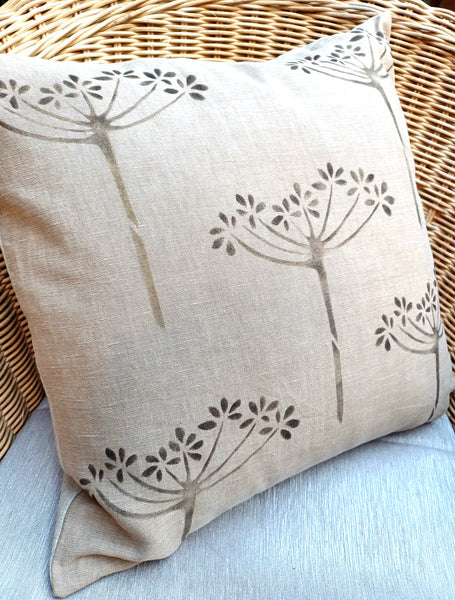 Winter Chervil Square Cushion