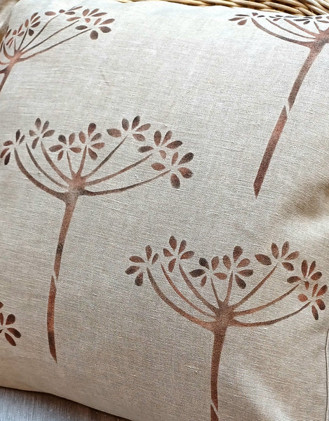 Winter Chervil Square Cushion