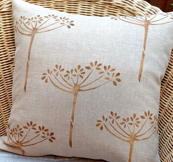 Winter Chervil Square Cushion