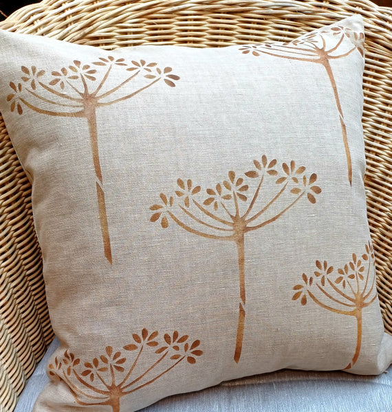 Winter Chervil Square Cushion
