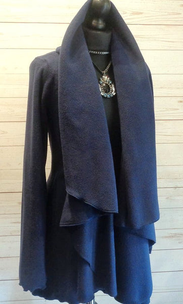 Juliette Luxury Velvet Fleece Swing Coat/Jacket