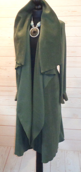 Velvet sale wrap coat