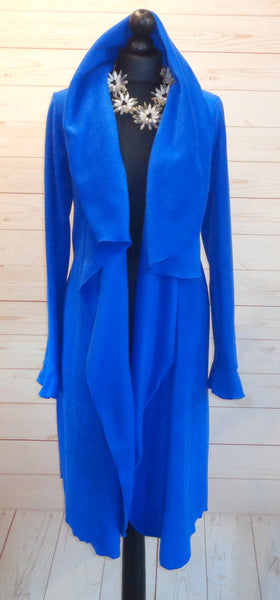 Rhapsody Luxury Velvet Fleece Long Wrap Coat