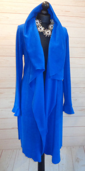 Rhapsody Luxury Velvet Fleece Long Wrap Coat