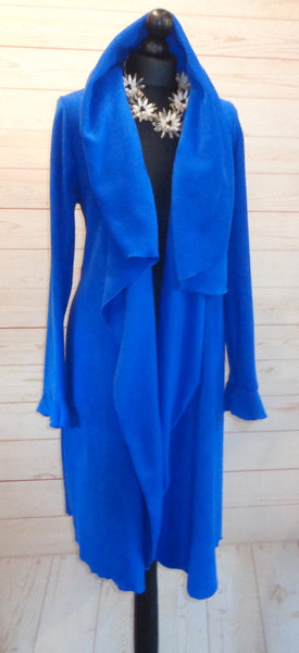 Rhapsody Luxury Velvet Fleece Long Wrap Coat