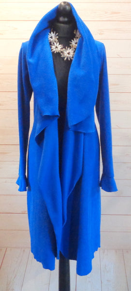 Rhapsody Luxury Velvet Fleece Long Wrap Coat