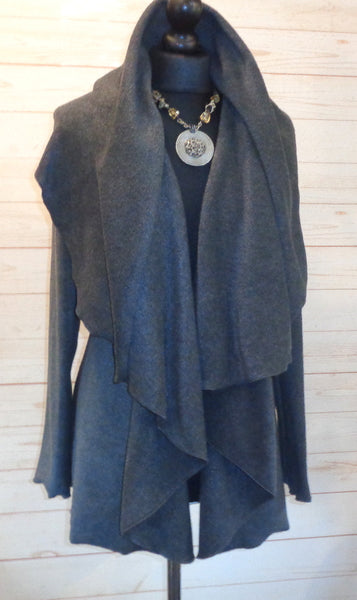 Octavia Luxury Velvet Fleece  Wrap Jacket