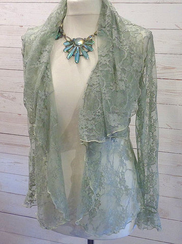 Minuet Fine Stretch Lace Jacket – Nina Wornham Couture