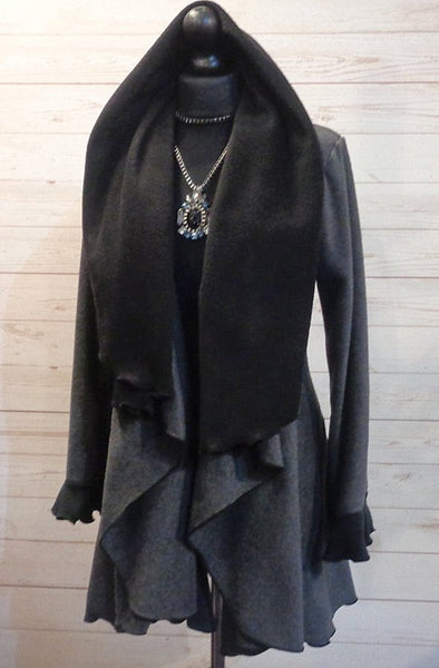 Juliette Luxury Velvet Fleece Swing Coat/Jacket